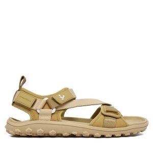 Sandały Vivo Barefoot. Brązowe buty trekkingowe Vivo Barefoot, bez zapięcia. Za 549,99 zł.