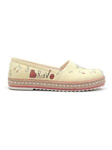 Goby Espadryle w kolorze jasnożółtym ze wzorem rozmiar: 40. Żółte espadryle Goby, bez wzorów, bez obcasa. Za 223,99 zł.