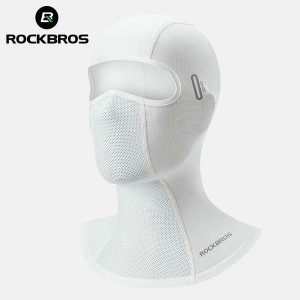 Czapka sportowa ultra-lekka ochrona UV i świeżość. Białe czapki ROCKBROS, z aplikacjami, z materiału, sportowe. Za 68,36 zł.