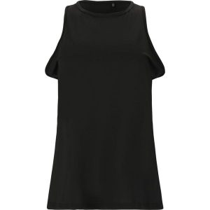 Damski tank top Elite Lab LAB. Czarne topy ELITE LAB, bez wzorów, eleganckie, bez kołnierzyka, bez ramiączek. Za 150,50 zł.