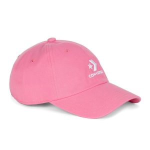 Czapka z daszkiem Converse Logo Lock Up Baseball oops. Czerwone czapki Converse, bez wzorów, sportowe. Za 95,99 zł.