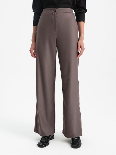 BGN Spodnie w kolorze antracytowym rozmiar: 38. Czarne spodnie z wysokim stanem BGN, bez wzorów, z materiału, z podwyższonym stanem. Za 87,40 zł.