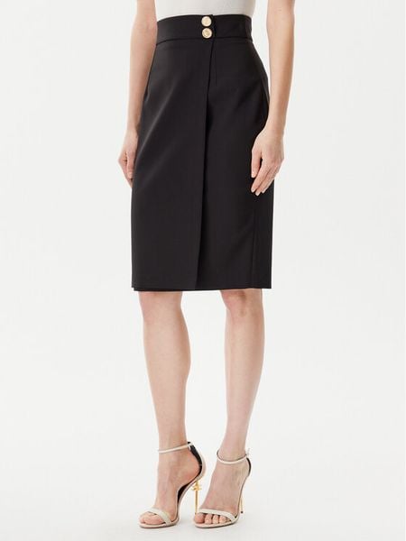 Artigli Spódnica ołówkowa ACGO000902 Czarny Slim Fit. Czarne spódnice Artigli, bez wzorów, z syntetyku. Za 399,99 zł.