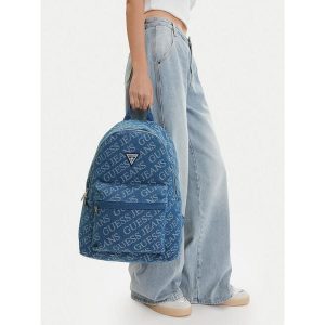 Plecak Guess Jeans. Niebieskie plecaki Guess Jeans. Za 279,99 zł.