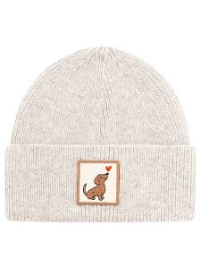 Zwillingsherz Czapka "Dachshund" w kolorze jasnoszarym rozmiar: onesize. Szare czapki Zwillingsherz, bez wzorów, z materiału. Za 124,95 zł.