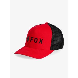 Czapka z daszkiem Fox Absolute Flexfit Hat. Czerwone czapki FOX, bez wzorów, sportowe. Za 139,99 zł.