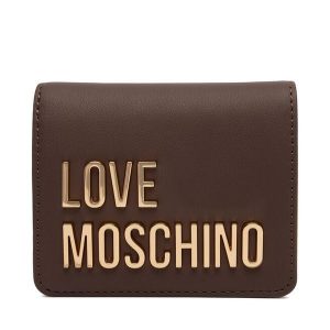Portfel LOVE MOSCHINO. Brązowe portfele LOVE MOSCHINO, bez wzorów. Za 399,99 zł.