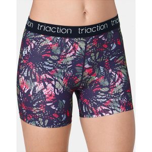 Szorty funkcyjne "Triaction" w kolorze fioletowym ze wzorem. Fioletowe szorty marki Triumph, z materiału. W wyprzedaży za 56,95 zł.