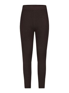 Stitch & Soul Legginsy w kolorze ciemnobrązowym rozmiar: XL. Brązowe legginsy Stitch & Soul, bez wzorów, prążkowane. Za 60,99 zł.