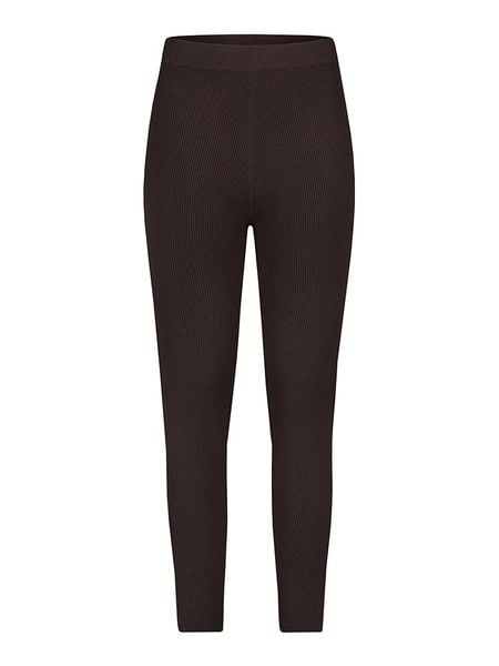 Stitch & Soul Legginsy w kolorze ciemnobrązowym rozmiar: M. Brązowe legginsy Stitch & Soul, bez wzorów, prążkowane. Za 69,75 zł.