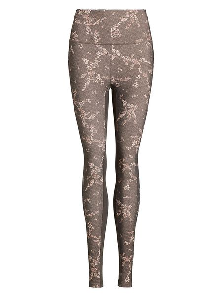 Rethinkit Legginsy sportowe "Beth" w kolorze szarobrązowym rozmiar: S. Brązowe legginsy Rethinkit, bez wzorów, z materiału, z podwyższonym stanem. Za 206,45 zł.