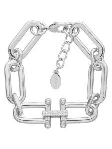 U.S. Polo Assn. Bransoletka z elementami ozdobnymi rozmiar: onesize. Szare bransoletki U.S. Polo Assn., z kryształem, metalowe. Za 95,99 zł.