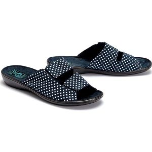 ADANEX DIK13 DIANA 23051 GR/CZ granat/czarny, kapcie, klapki damskie. Czarne kapcie Adanex, bez wzorów. Za 50,39 zł.