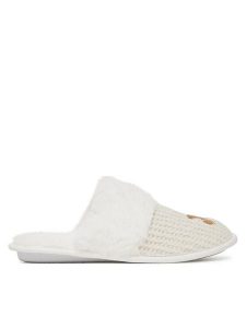 DeeZee Kapcie HHS-23W-3046 Biały. Białe kapcie DeeZee, bez wzorów, z materiału. Za 69,99 zł.