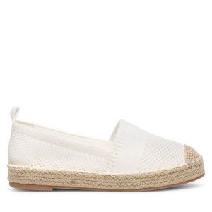 Espadryle Jenny Fairy. Białe espadryle Jenny Fairy, bez wzorów, bez obcasa. Za 47,99 zł.