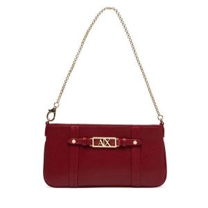 Torebka Armani Exchange. Czarne torebki wieczorowe Armani Exchange, bez wzorów, bez dodatków. Za 489,99 zł.