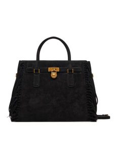 MICHAEL Michael Kors Torebka Hamilton Moderne 30F5ANXS3S Czarny. Czarne kuferki MICHAEL Michael Kors, bez wzorów, ze skóry, bez dodatków. Za 2 029,00 zł.