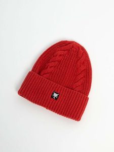 Blutsgeschwister Czapka w kolorze czerwonym rozmiar: onesize. Czerwone czapki Blutsgeschwister, bez wzorów. Za 82,95 zł.