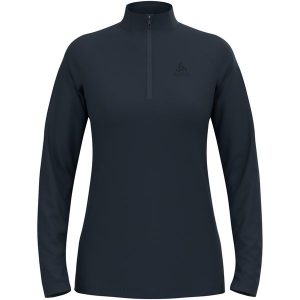 Bluza techniczna damska ODLO Essential Light Mid Layer 1/2 zip. Fioletowe bluzy ODLO, bez wzorów, bez kaptura. Za 349,99 zł.