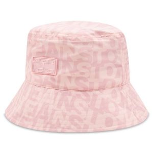 Kapelusz Tommy Jeans. Czerwone kapelusze Tommy Jeans, bez wzorów, z jeansu. Za 309,99 zł.