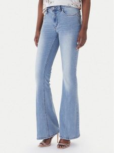 Liu Jo Jeansy UA6015 D0318 Niebieski Flare Fit. Niebieskie jeansy Liu Jo, bez wzorów, z bawełny. Za 559,99 zł.