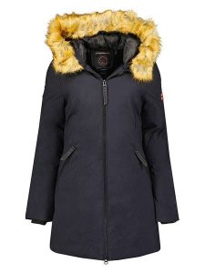 Geographical Norway Parka "Adelaide" w kolorze granatowym rozmiar: L. Niebieskie płaszcze Geographical Norway, l, bez wzorów, bez kaptura. Za 202,03 zł.