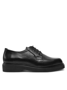 Calvin Klein Półbuty Lace Up - Lth HW0HW02278 Czarny. Czarne półbuty Calvin Klein, bez wzorów, ze skóry, bez obcasa, na płaskiej podeszwie, bez zapięcia. Za 379,99 zł.