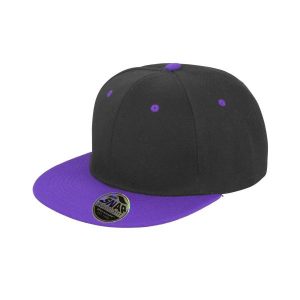 Dwukolorowa Czapka Z Daszkiem Bronx Unisex. Czarne czapki RESULT, bez wzorów. Za 39,99 zł.