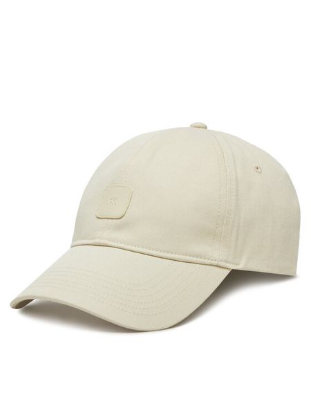 Calvin Klein Jeans Czapka z daszkiem Mono Leather Patch Twill Cap LV04K5052G Biały. Białe czapki Calvin Klein Jeans, bez wzorów, z bawełny. Za 149,99 zł.