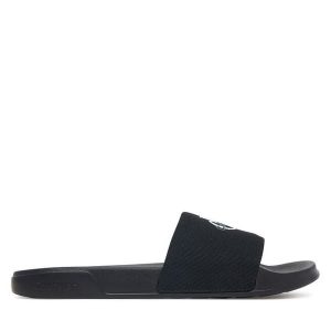 Klapki Calvin Klein. Czarne klapki Calvin Klein, bez wzorów, bez obcasa. Za 169,99 zł.