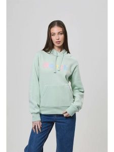 Bench Bluza "Erli" w kolorze zielonym rozmiar: 38. Zielone bluzy Bench, bez wzorów, z kapturem. Za 149,66 zł.