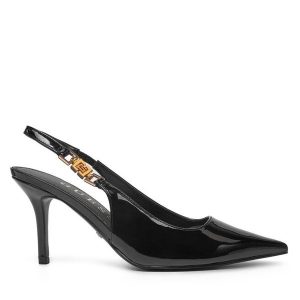 Szpilki Guess. Czarne szpilki Guess, z aplikacjami, bez obcasa. Za 359,99 zł.