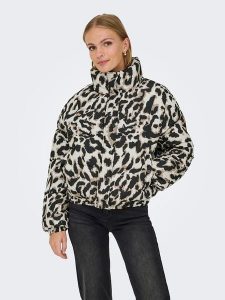 JDY Kurtka pikowana w kolorze beżowo-jasnobrązowo-czarnym rozmiar: M. Brązowe kurtki JDY, m, bez wzorów, bez kaptura. Za 162,87 zł.