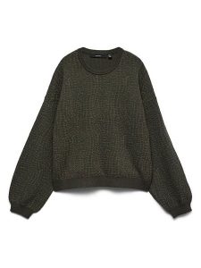 Vero Moda Sweter w kolorze khaki rozmiar: L. Brązowe swetry oversize Vero Moda, l, bez wzorów, bez ramiączek. Za 124,95 zł.