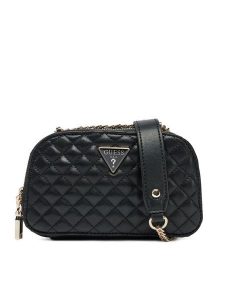Guess Torebka HWEQG9 54174 Czarny. Czarne torebki klasyczne Guess, z aplikacjami, ze skóry, bez dodatków. Za 259,99 zł.