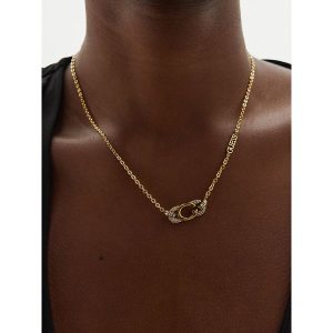 Naszyjnik Guess. Żółte naszyjniki Guess, złote. Za 269,99 zł.