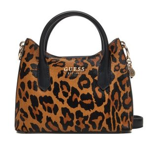 Torebka Guess. Brązowe torebki klasyczne Guess, z aplikacjami, bez dodatków. Za 539,99 zł.
