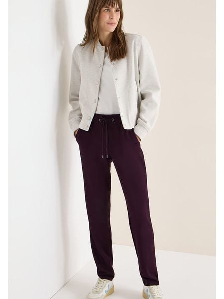 Cecil Spodnie dresowe w kolorze fioletowym rozmiar: L/L30. Różowe spodnie dresowe Cecil, l, bez wzorów, z dresówki. Za 173,99 zł.