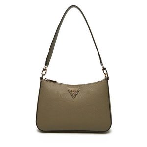 Torebka Guess. Brązowe torebki klasyczne Guess, z aplikacjami, bez dodatków. Za 279,99 zł.