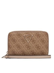Guess Portfel Laurel II Slg SWSG74 59164 Brązowy. Brązowe portfele Guess, z aplikacjami, ze skóry. Za 259,99 zł.