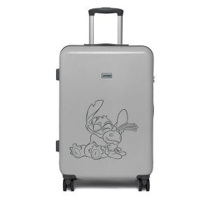 Walizka średnia Disney Classics. Szare walizki Disney Classics, bez wzorów, średnie. Za 259,99 zł.