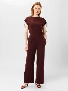 Les Lunes Kombinezon "Amarilla" w kolorze brązowym rozmiar: S. Brązowe kombinezony Les Lunes, s, bez wzorów, bez kołnierzyka, bez ramiączek. Za 260,99 zł.