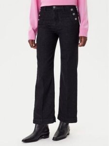 Liu Jo Jeansy UF5090 D0264 Czarny Regular Fit. Czarne jeansy Liu Jo, bez wzorów, z bawełny. Za 539,99 zł.