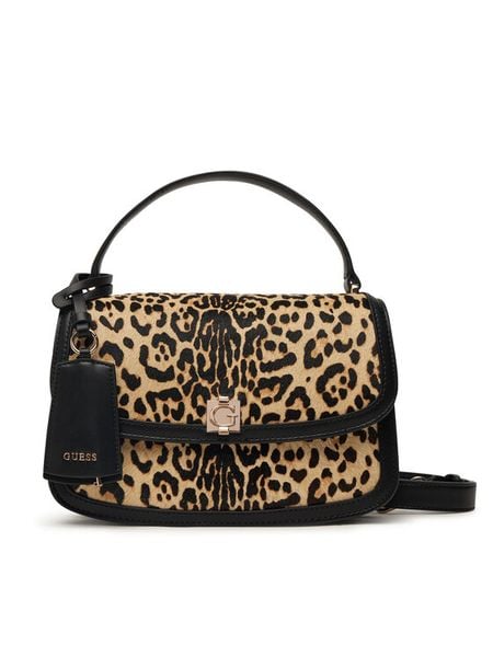 Guess Torebka Audrey HWLG97 34210 Czarny. Czarne torebki klasyczne Guess, z aplikacjami, ze skóry, bez dodatków. Za 567,99 zł.