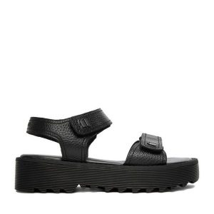 Sandały G-Star Raw. Czarne sandały G-Star Raw, bez wzorów, bez obcasa, na płaskiej podeszwie, bez zapięcia. Za 249,99 zł.