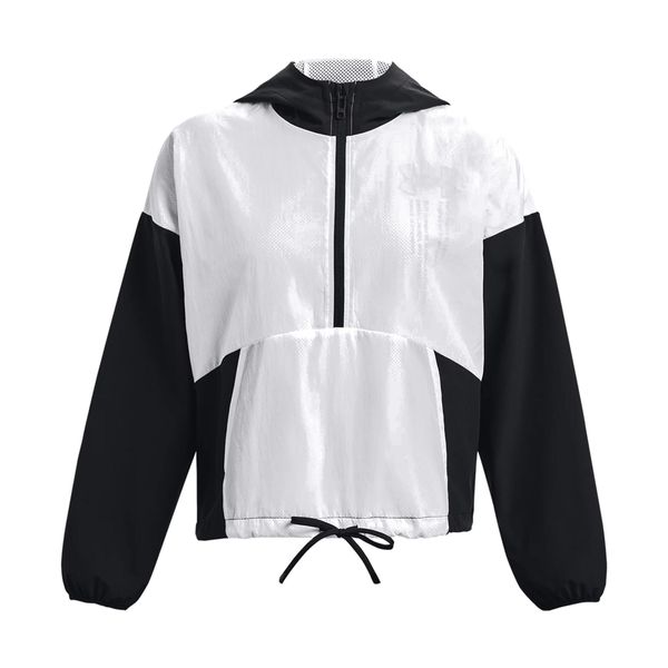 Damska kurtka do biegania Under Armour Woven Graphic. Białe kurtki Under Armour, xs, bez wzorów, bez kaptura. W wyprzedaży za 232,30 zł.