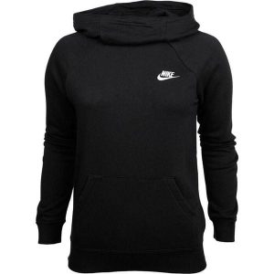Bluza sportowa damska Nike Essentials Fnl Po Flc. Czarne bluzy Nike, bez wzorów, bez kaptura. Za 166,00 zł.