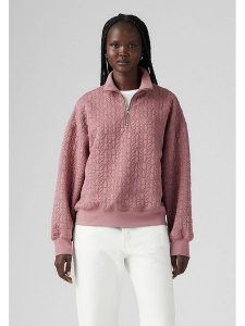 Levi's Bluza w kolorze szaroróżowym rozmiar: XS. Różowe bluzy Levi's®, s, bez wzorów, bez kaptura. Za 144,58 zł.