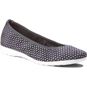Baleriny CAPRICE - 9-22142-20 Navy Dots 811. Balerinki marki Caprice. W wyprzedaży za 139,00 zł.