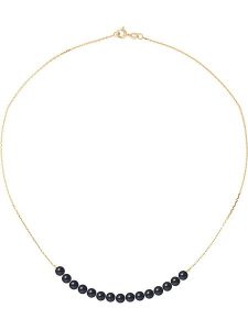 Mitzuko Złoty naszyjnik z perłami - dł. 42 cm rozmiar: onesize. Czarne naszyjniki Mitzuko, z perłą, złote. Za 436,14 zł.